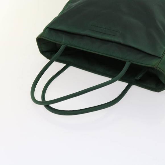 PRADA Hand Bag Nylon Green Auth 63209 - Picture 7 of 16